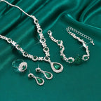 Adriana Lysandre Jewelry Set | White Gold
