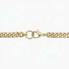 Estate Cuban Bracelet | White Gold