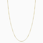 Bodega Box Necklace | White Gold