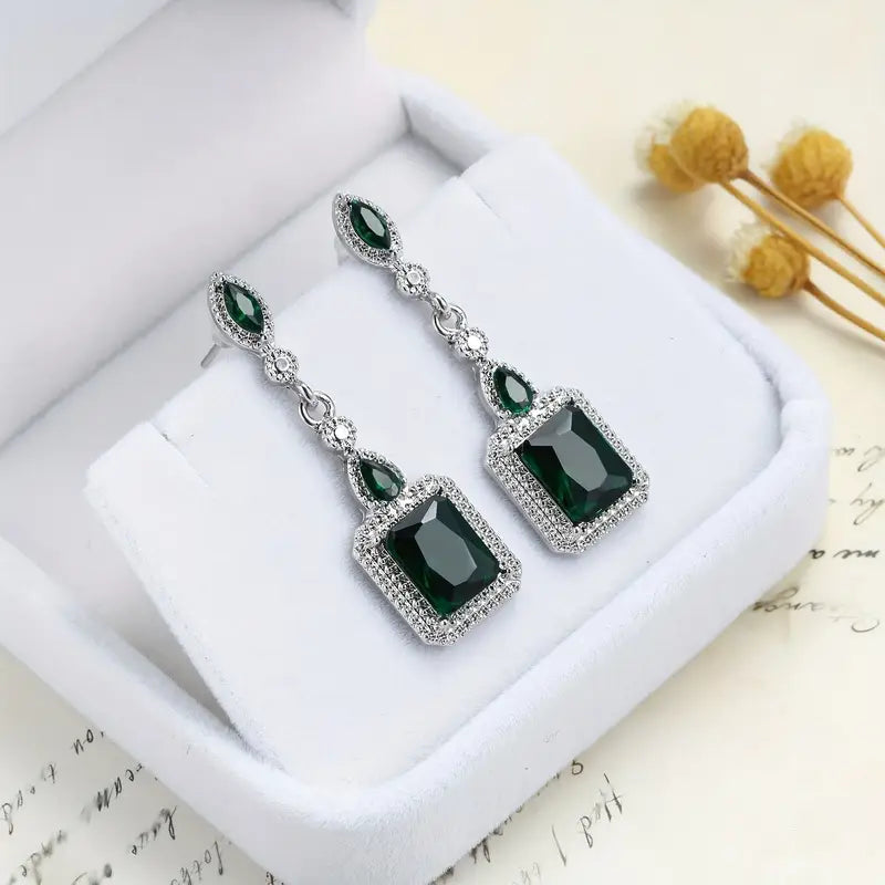Clarion Verdancia Earrings | White Gold