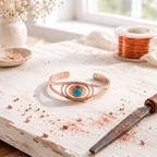 Cora's Ocean Copper Bracelet