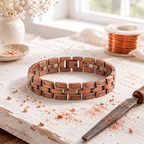 Cora's Cobblelink Men's Copper Bracelet