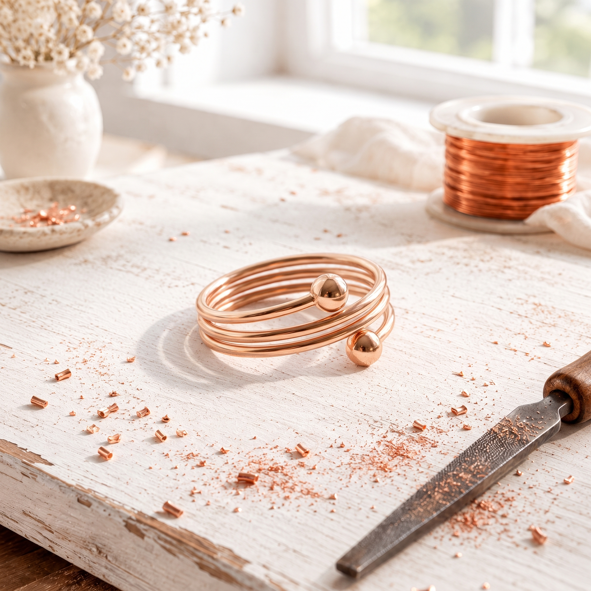 Cora's Orbit Copper Ring