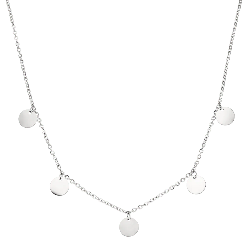 Funky Buddha Necklace | White Gold