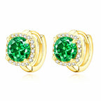 Nadine Emerald Earrings | Gold