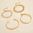 Elan Mercer Bracelet Set | Gold